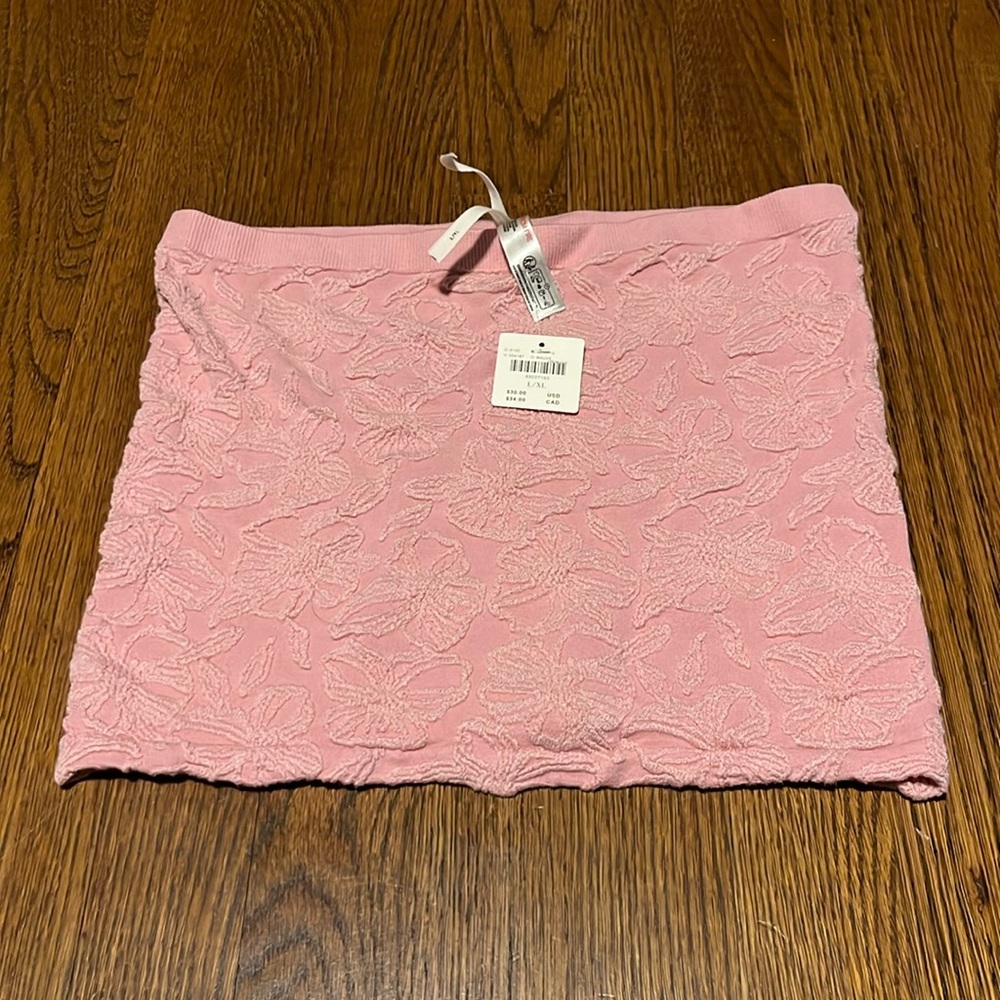 Anthropologie The Hannah Seamless Textured Strapless Top- NWT